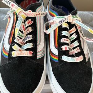 Vans Pride Sneakers-men’s 4.5, women’s 6